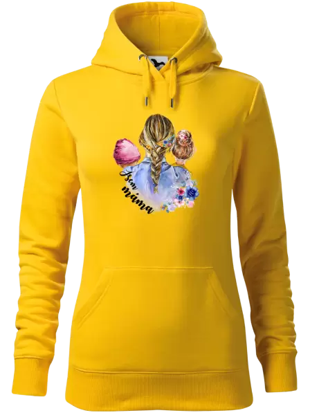 Dámská mikina Jsem máma - holčička a holka