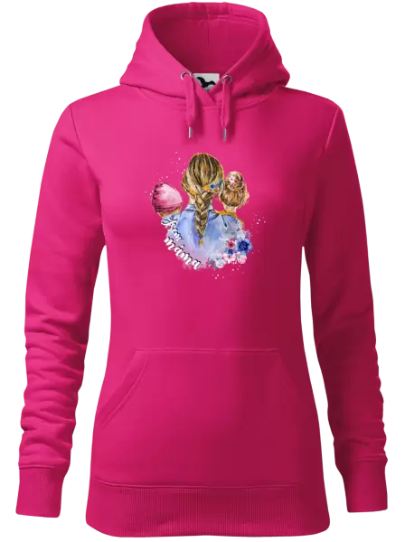 Dámská mikina Jsem máma - holčička a holka