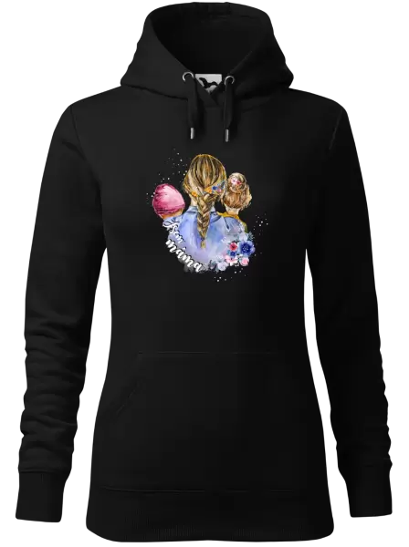 Dámská mikina Jsem máma - holčička a holka