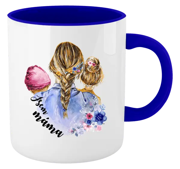 Hrnek Jsem máma - holčička a holka