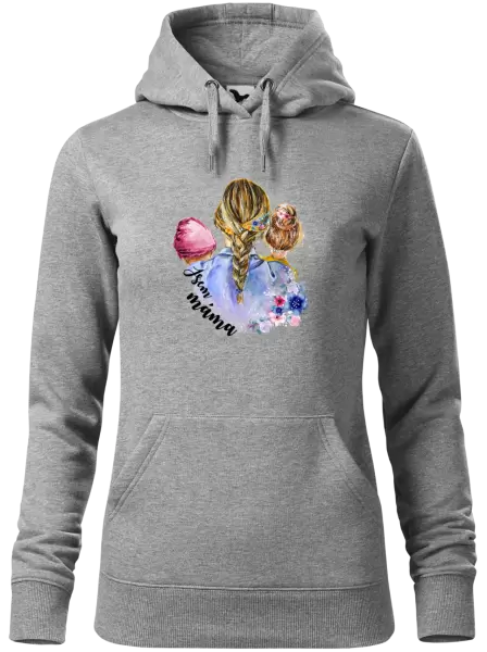 Dámská mikina Jsem máma - holčička a holka