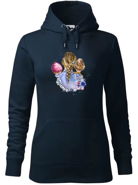 Dámská mikina Jsem máma - holčička a holka