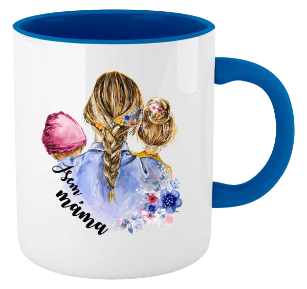 Hrnek Jsem máma - holčička a holka