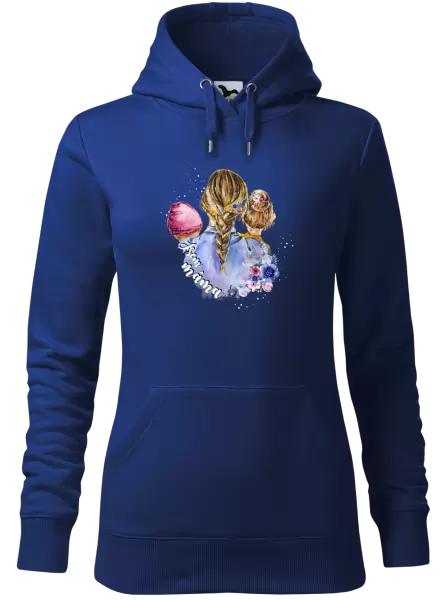 Dámská mikina Jsem máma - holčička a holka