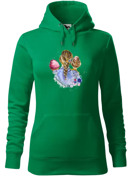 Dámská mikina Jsem máma - holčička a holka