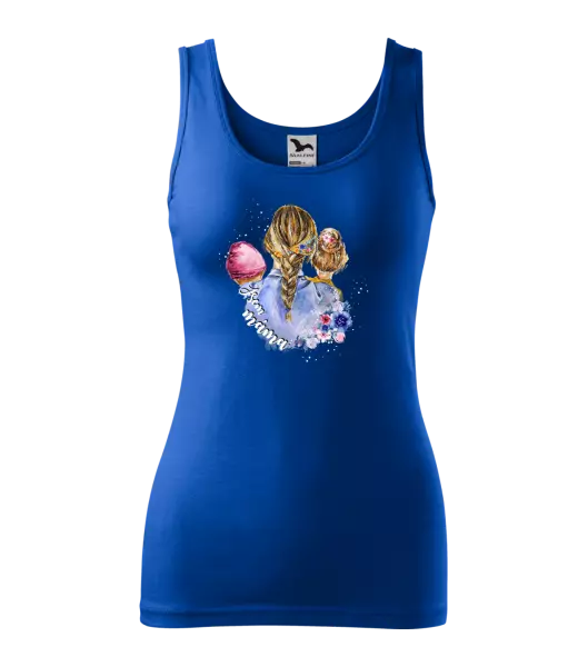 Dámské tílko Jsem máma - holčička a holka