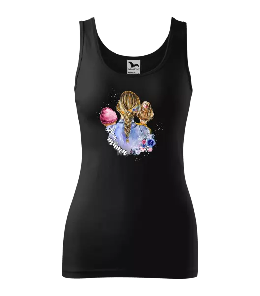 Dámské tílko Jsem máma - holčička a holka