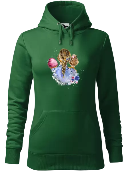 Dámská mikina Jsem máma - holčička a holka