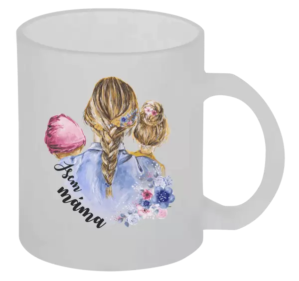 Hrnek Jsem máma - holčička a holka