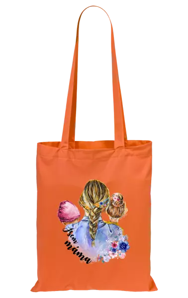 Látková taška Jsem máma - holčička a holka