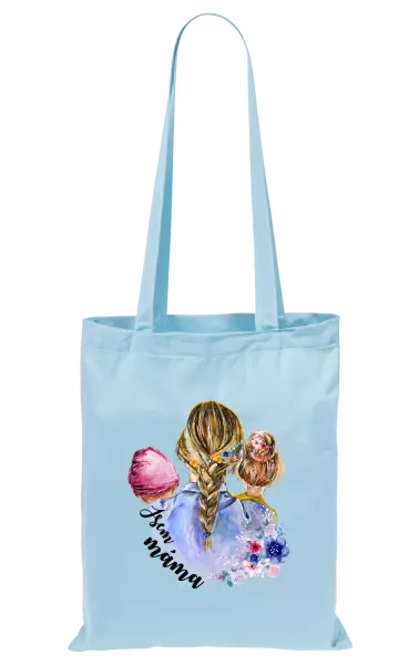 Látková taška Jsem máma - holčička a holka