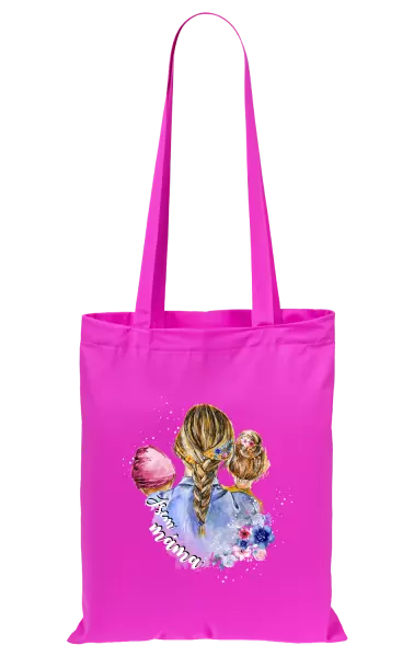 Látková taška Jsem máma - holčička a holka