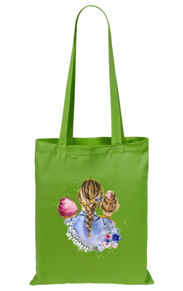 Látková taška Jsem máma - holčička a holka