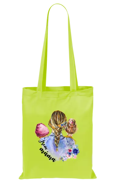 Látková taška Jsem máma - holčička a holka