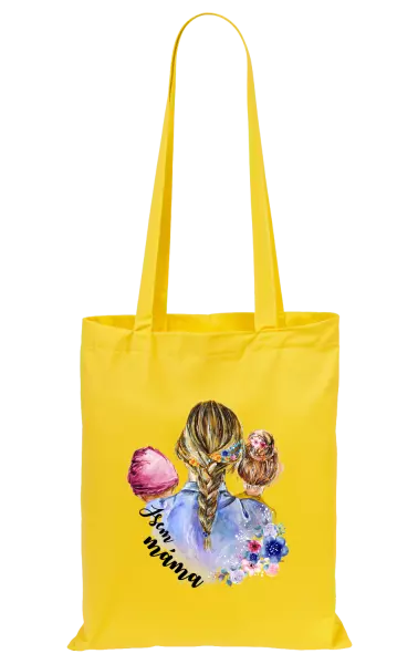 Látková taška Jsem máma - holčička a holka