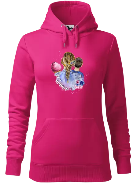 Dámská mikina Jsem máma - holčička a kluk