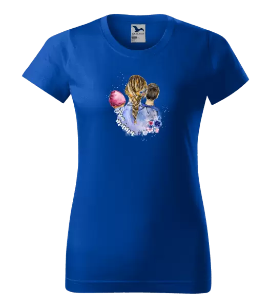 Dámské tričko Jsem máma - holčička a kluk