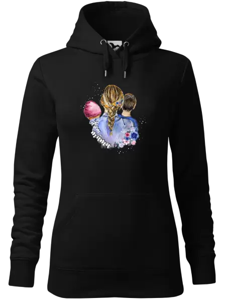 Dámská mikina Jsem máma - holčička a kluk