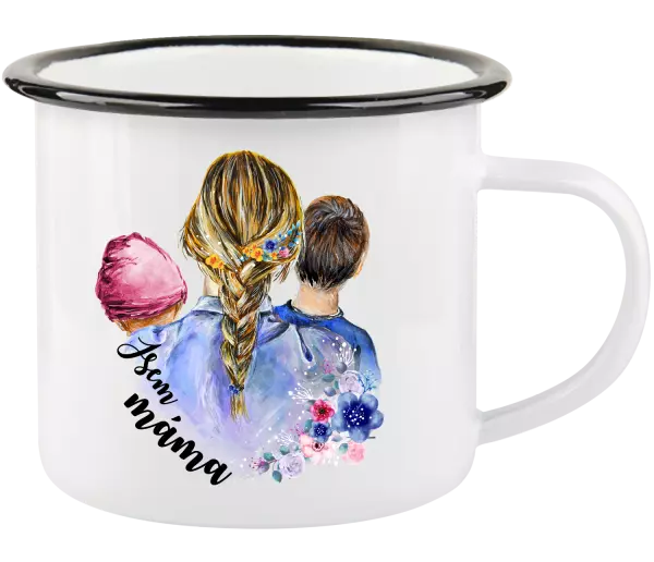 Plecháček Jsem máma - holčička a kluk