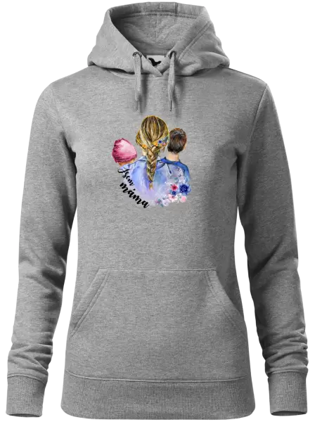 Dámská mikina Jsem máma - holčička a kluk