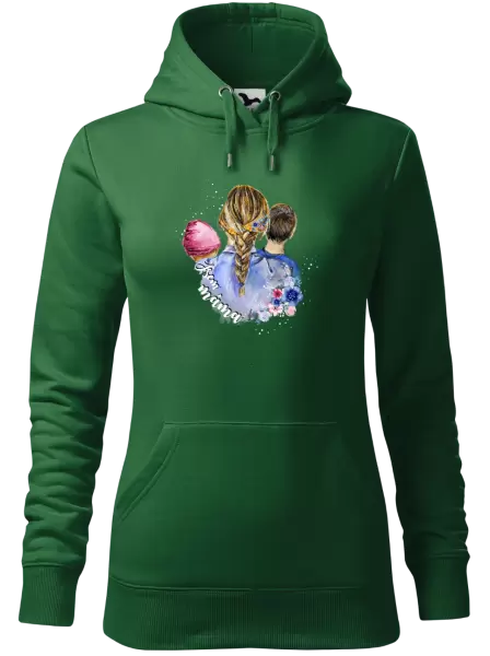 Dámská mikina Jsem máma - holčička a kluk