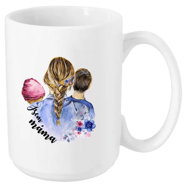 Hrnek Jsem máma - holčička a kluk