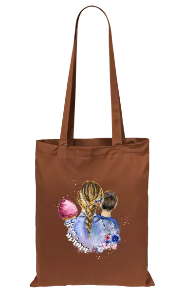 Látková taška Jsem máma - holčička a kluk