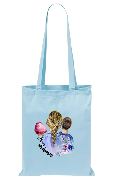 Látková taška Jsem máma - holčička a kluk