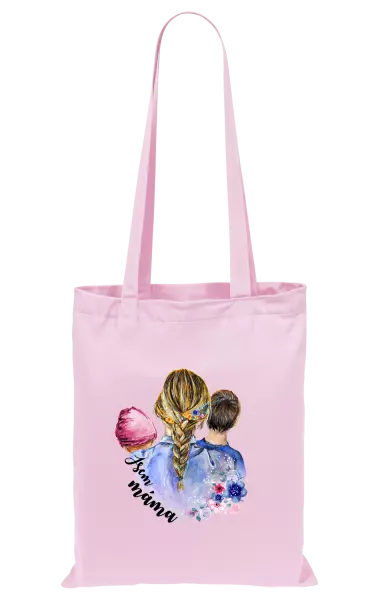 Látková taška Jsem máma - holčička a kluk