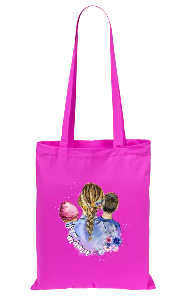 Látková taška Jsem máma - holčička a kluk