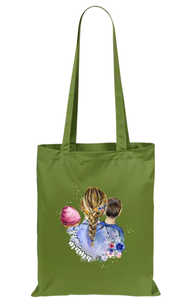 Látková taška Jsem máma - holčička a kluk