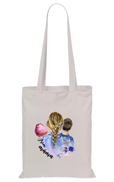 Látková taška Jsem máma - holčička a kluk