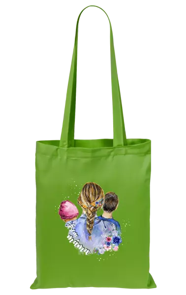 Látková taška Jsem máma - holčička a kluk