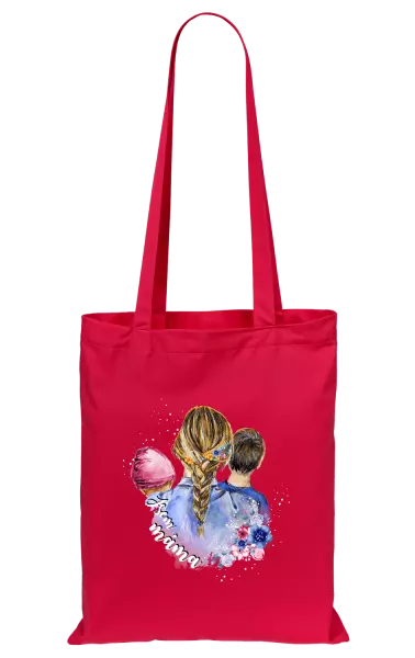 Látková taška Jsem máma - holčička a kluk