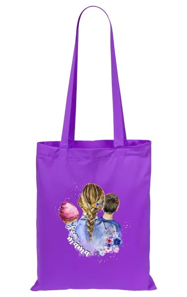 Látková taška Jsem máma - holčička a kluk