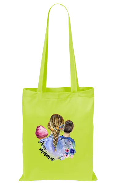 Látková taška Jsem máma - holčička a kluk