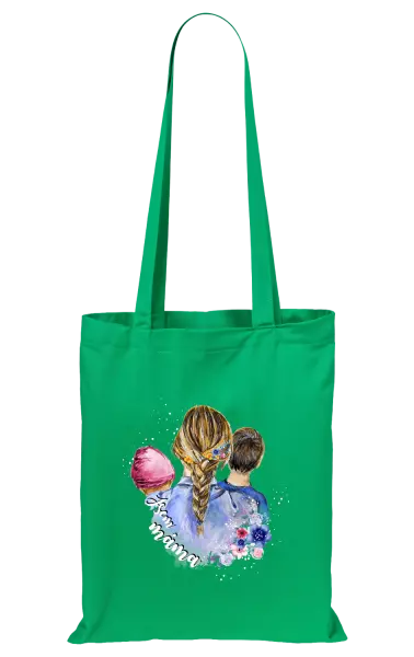 Látková taška Jsem máma - holčička a kluk