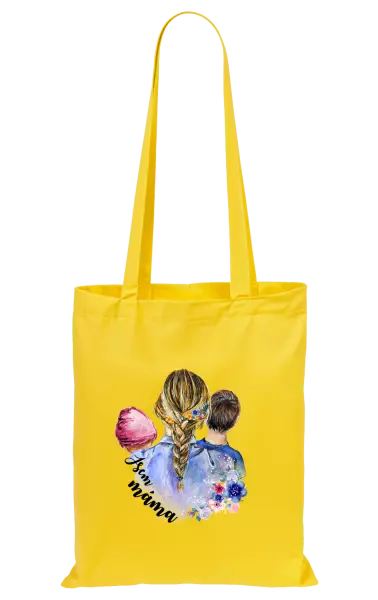 Látková taška Jsem máma - holčička a kluk