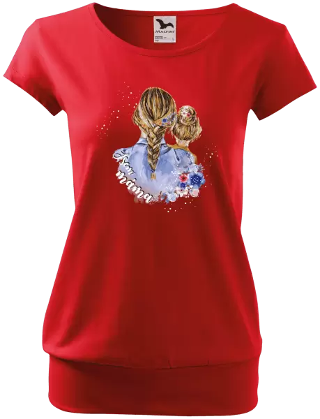 Dámské tričko Jsem máma - holka