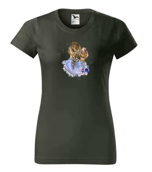 Dámské tričko Jsem máma - holka