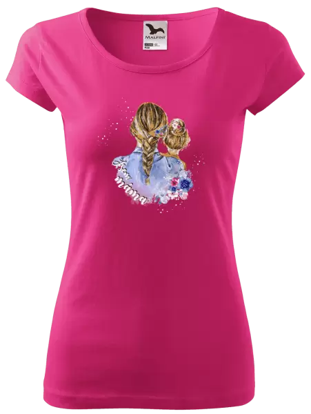 Dámské tričko Jsem máma - holka