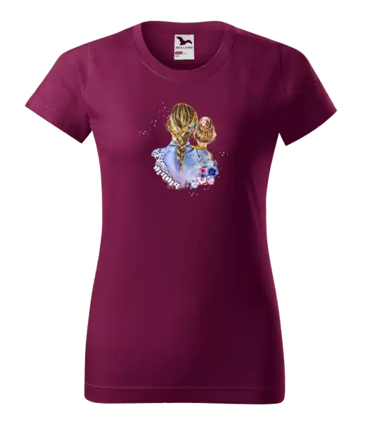 Dámské tričko Jsem máma - holka