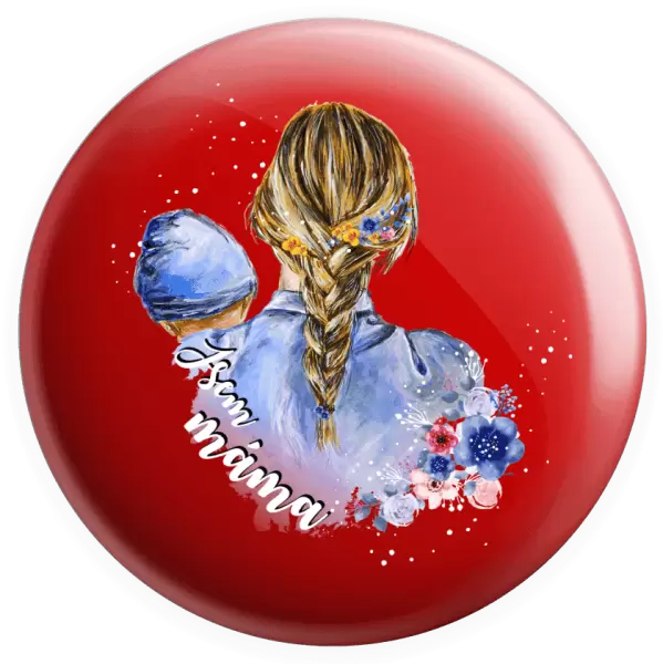 Placka Jsem máma - chlapeček