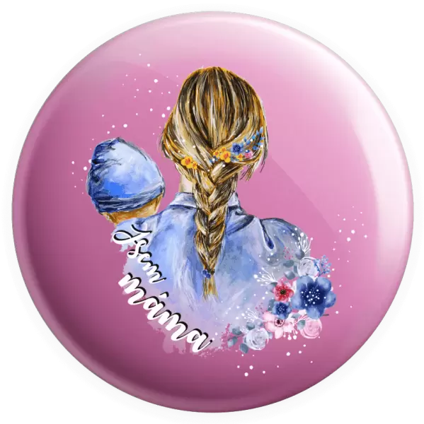 Placka Jsem máma - chlapeček