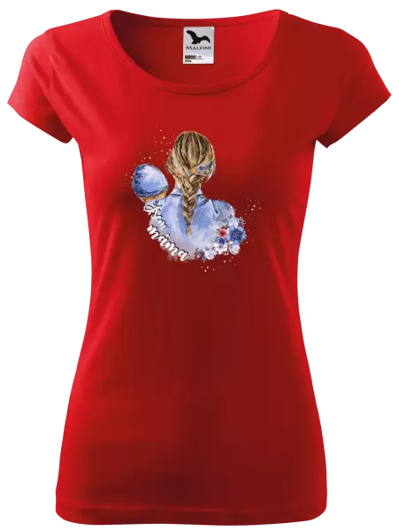 Dámské tričko Jsem máma - chlapeček