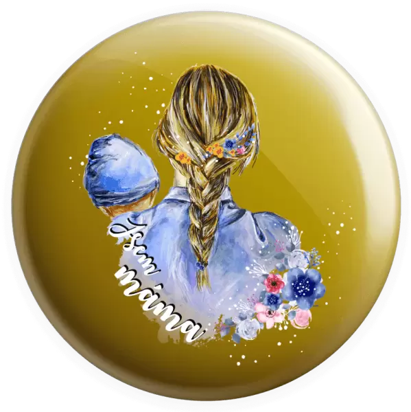 Placka Jsem máma - chlapeček