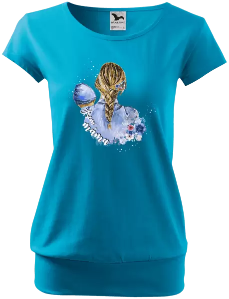 Dámské tričko Jsem máma - chlapeček