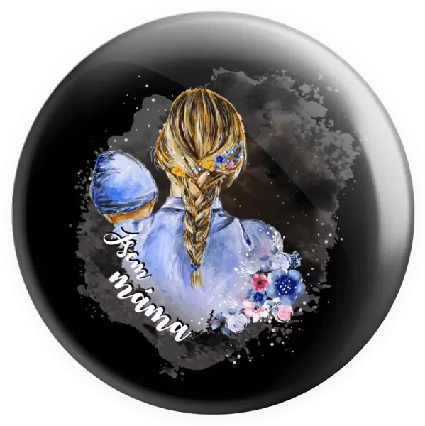 Placka Jsem máma - chlapeček