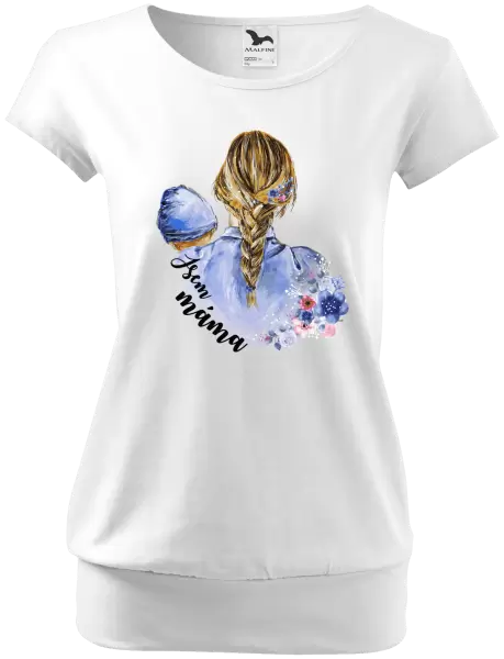 Dámské tričko Jsem máma - chlapeček