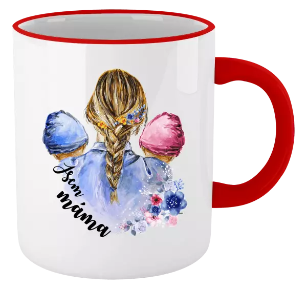 Hrnek Jsem máma - chlapeček a holčička